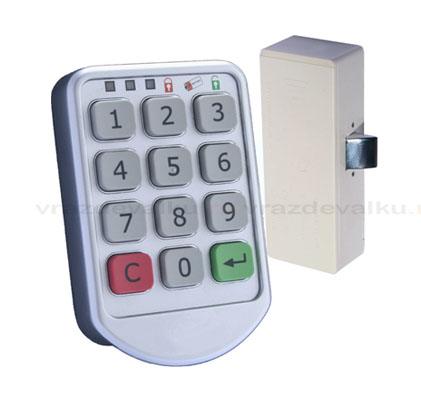 кодовый кнопочный электронный замок для шкафчиков из металла VTM009 (GT206-Z)