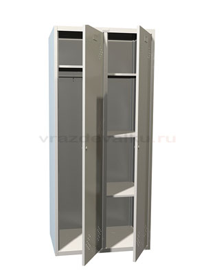 Металлический шкаф для раздевалки Модель LS-21-U