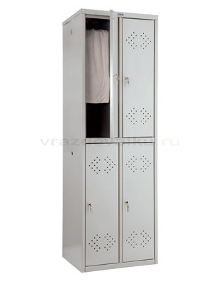 Металлический шкаф для раздевалки Модель LS-22