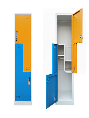 Металлический шкаф для раздевалки Модель LS-01